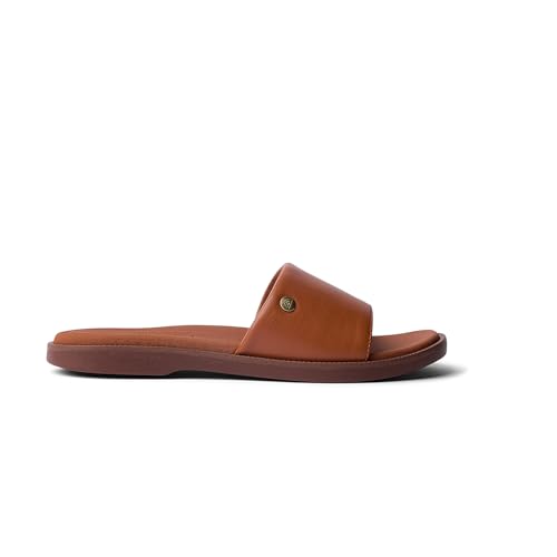 Image of REEF Sunny Arrianah Women's Fashion Slide Sandal, Soft Molded Footbed, Arch Support