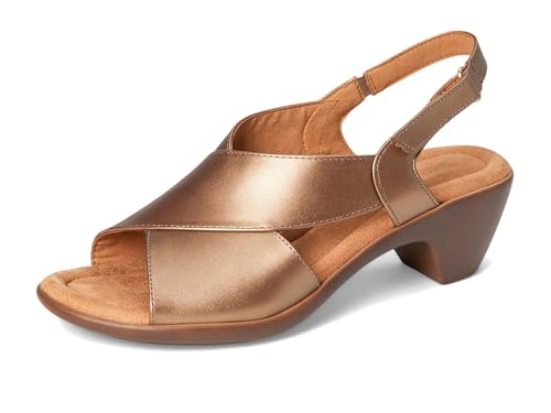 Easy Spirit Women's Chantal Heeled Sandal, Bronze Leather, 8 Wide by Easy Spirit - Used condition - Image 7