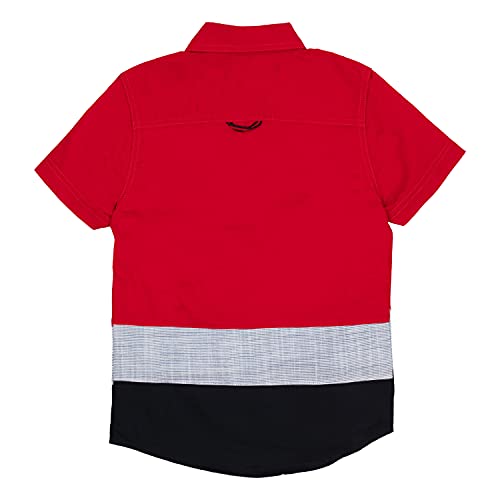 Image of Under Fourteen Only Boys Shirt, 100% Cotton Half Slevees Narrow Collar Regular Fit Printed Shirts for Kids Boys.