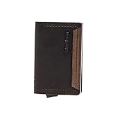 Strellson Camden C-One E-Cage SV8O Kreditkartenhalter 10 cm RFID darkbrown