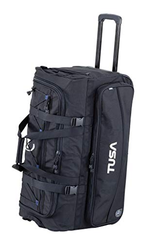 Tusa - Dive Gear Roller Duffle Bag In Black #TOP3
