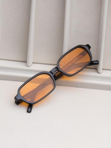 Image of Ted Smith | Unisex Rectangle Sunglasses | 100% Uv Protected