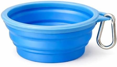 Comedouro Retrátil Portátil para Pets 400ml, Tigela Dobrável de S...