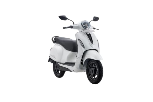 Image of Chetak C3001 by Bajaj Auto High Speed Electric Scooter with charger - Cyber White - Ex-Showroom