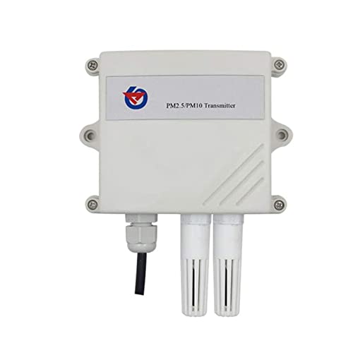LeTkingok Air Quality Transmitter PM2.5 PM10 Dust Detector Sensor Particles Transmitter RS485/4-20mA/0-5V/0-10V Signal Output (4-20mA)