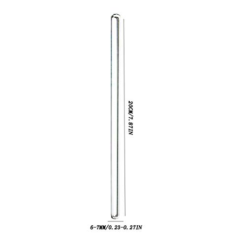 Burry Life Science Glas-Rührstäbe 30,5cm - 8er Set Mit Abgerundeten Enden Für Labor & Küche