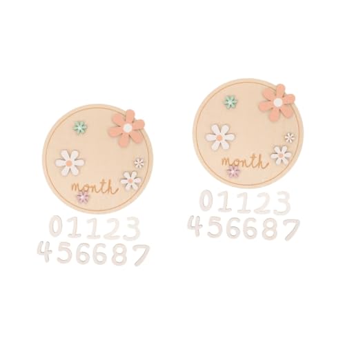 Accessoires photo pour annonces mensuelles de bébé garçon et fille VICASKY