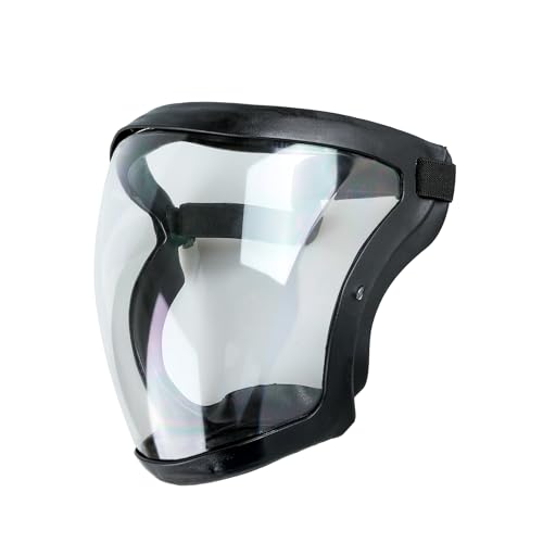 Thyonta HD Protective Anti-fog Mask Transparent Dustproof and Windproof Goggles for Outdoor Riding, Construction, and Welding Work Protection(Black)