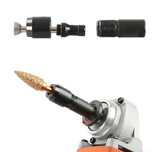 2Pcs Angle Grinder Adapter, 100-type Modified Adapter to Straight Grinder Chuck M10 Thread