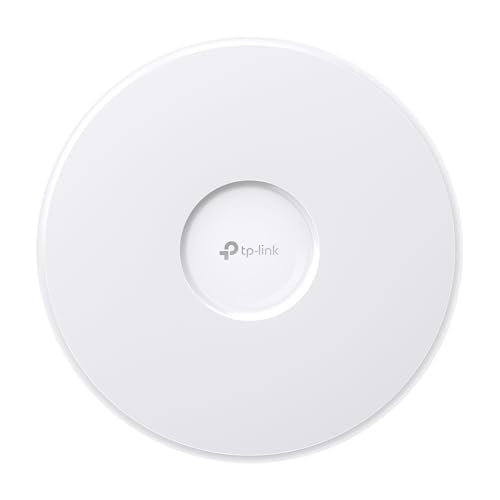 TP-Link Omada WiFi 7 Wireless Access Point | BE11000 Tri-Band | 2.5G Port | PoE or DC Powered, DC Adapter Included | Seamless Roaming | Easy Setup | 5-Year Warranty | Omada Remote Managed(EAP770)