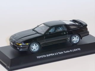 Amazon | 京商 1/43 トヨタ スープラ 2.5 ツイン ターボR ブラック