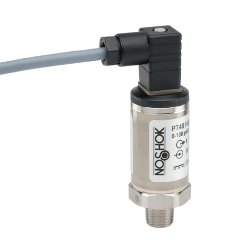 High Accuracy Fixed Range Pressure Transmitter, 0 to 2000 psi Gauge, ±0.25% of Span, Non-linearity BFSL, 0 Vdc to 5 Vdc, 3-Wire, 7/16-20 Male SAE J514 FIG 34B, DIN Form C with 3 ft Cable