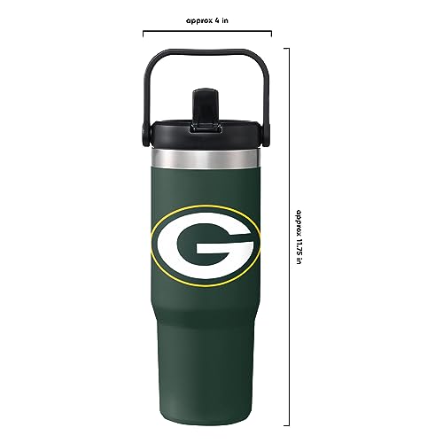 FOCO Green Bay Packers NFL 30 oz Straw Tumbler by FOCO - Used condition - Image 4