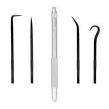 Moody Tools 58-0224 5-Piece Interchangeable Pick Set with Magnet | Included Tips: Hook, Straight, 90 Degree, Offset
