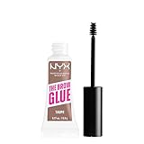 NYX PROFESSlONAL MAKEUP Augenbrauengel für einen Lifting-Effekt, Professional Brow Glue, Instant Styler, Für Augenbrauen wie laminiert, Taupe