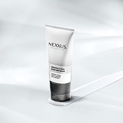 Nexxus Smooth and Full Blow Dry Balm Frizz Control, Volume and Heat Protect Weightless Style Styling Dry Balm for Smooth… - Image 6