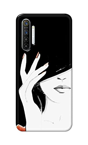 Image of PRINTFIDAA Photo of Beautiful Girl Hard Back Cover for Realme XT /Realme X2 Back Cover -(P6) KAT1005