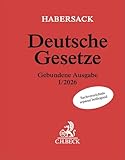 Deutsche Gesetze Gebundene Ausgabe I/2026: Rechtsstand: 24. November 2025 (Beck'sche Textausgaben)