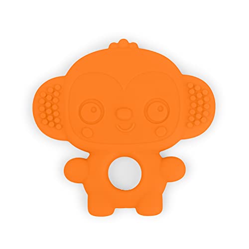Image of Bright Starts Gummy Buddies 3-Pack Textured Teethers - BPA-Free Elephant, Lion, Monkey - Unisex, 3 Months +