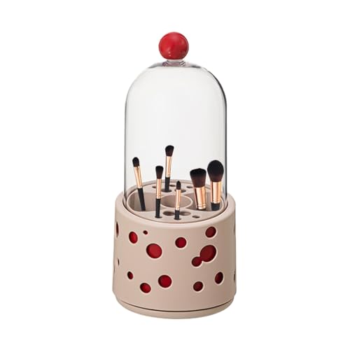 Organizador de de maquillaje giratorio, caja de almacenamiento de cosméticos,Contenedor de organizador de s de maquillaje de baño con gran capacidad - Spin Storage Rack Lipstick Box Supporter para
