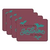 Dimensions : 39,5 x 28,5 cm, taille idéale pour tout type de table, Épaisseur : 3 mm, pour un confort et une résistance optimale