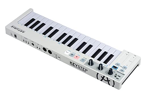 Arturia Keystep 32 Portable Controller Sequencer Bundle With Usb Cable, Midi Cable, Sustain Pedal, And Austin Bazaar Polishing Cloth #TOP3
