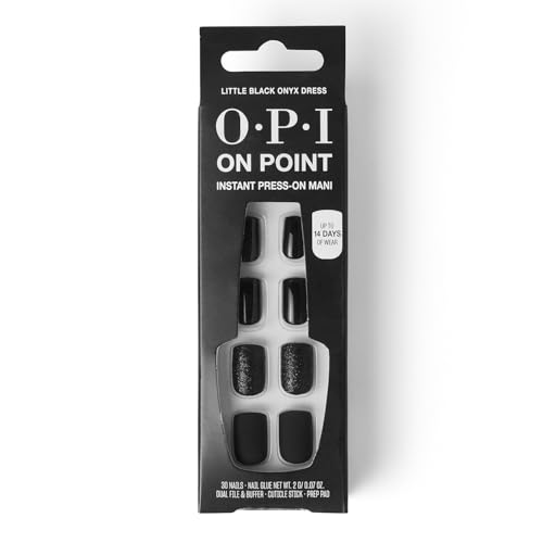 OPI On Point Little Black Onyx Dress | Short Squoval