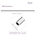DMiotech 2Pack (10mm OD x 8mm ID) 6063 Aluminum Round Tube 250mm Length Industry Metal Tubing for Machinery Frame Construction DIY Projects