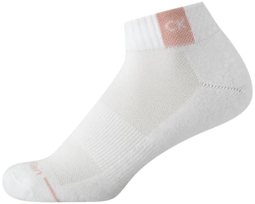 Image of Calvin Klein Womens Quarter Socks - 6 Pack Athletic Performance Cushioned Ankle Socks for Women for Running and Workout
