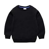 Girls Boys Solid Sweatshirt Kids Long Sleeve Cotton Thin Pullover Toddler Baby Tops Blouse 1-8 Years...