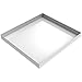 27" x 25" x 2.5" Compact Washing Machine Drip Pan (White)