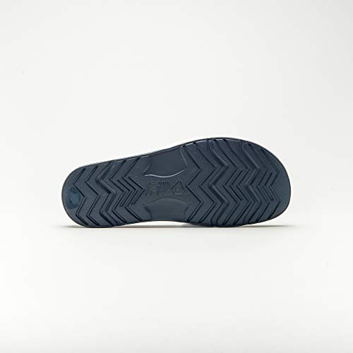 Chinelo Fila F-Beach, Masculino Marinho/Branco/Limão 39