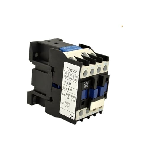 Contacteur triphasé 380V bobine 220V contacteur magnétique 12A CJX2-1201