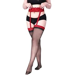 Black Stockings With Red Trim