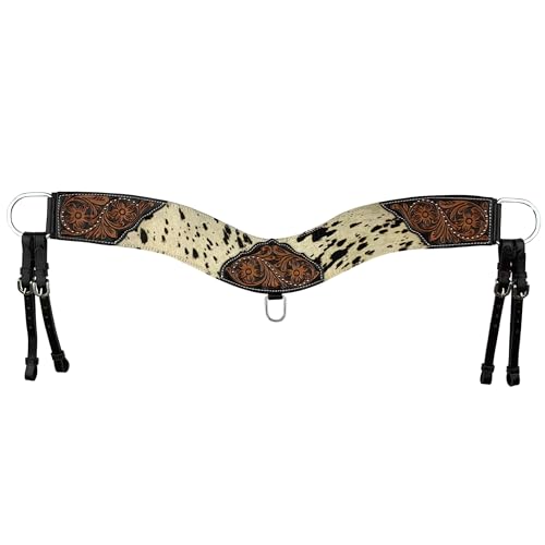 Showman Floral & Cowhide Western Tripping Collar