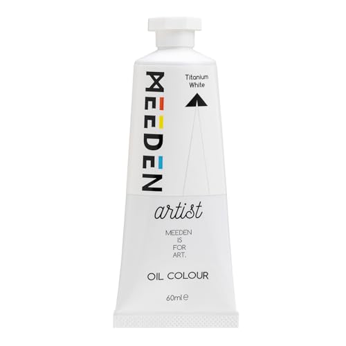 MEEDEN Titanium White Oil Paint - Artist Grade 60ml/2oz Tube