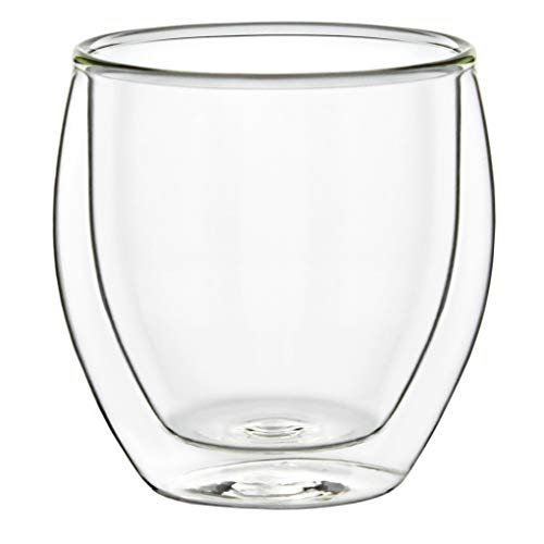 Creano Vasos espresso de doble pared, 100 ml, tazas moka, vasos térmicos con efecto flotante Set 16: 6x 100ml 6 piezas… - Imagen 7