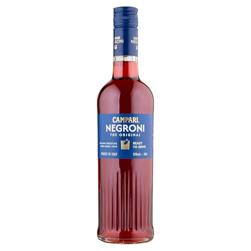 Campari Negroni 50 cl 26% ABV - Ready to Drink Italian Cocktail
