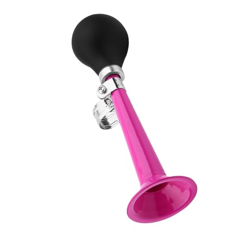 Anel portátil de apertar buzina de ar para bicicleta, 5 cores, som alto de 5,6 cm, design elegante p