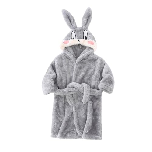 XINYUNZU Kinderbademantel Mädchen Jungen Morgenmantel Kuschelig...