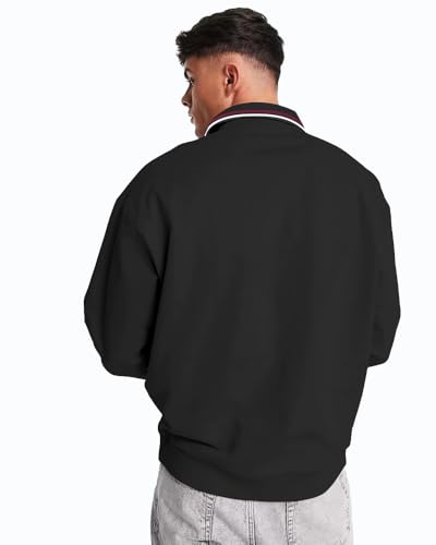 Image of Noble Monk Men's Cotton Blend Solid Regular Fit Polo Shirt