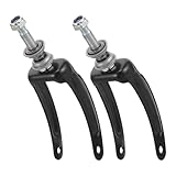 TOYANDONA 2 Stück Rollstuhl Vorderradgabel aus Metall mit Kugellager Kompatibel mit Lenkrollen Langlebige Halterung für Frontrolle Einfach Montierbares Rollstuhlzubehör für Zufällige Farbe