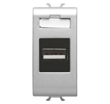 Gewiss Gw14459 rendant-titanic-courant prise connecteur USB finition titane