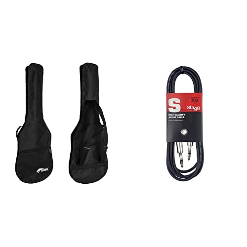 Cable de instrumento Roland RIC-B10A de 3m y cable de micrófono negro RMC-B15