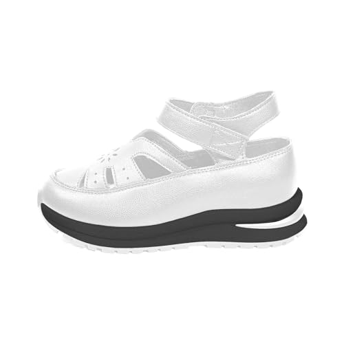 Sandales confortable creuses soulagement des pieds sensibles à bout fermé et talon large