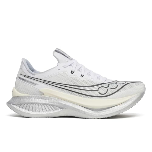 Saucony Mens Endorphin Pro 5 Sneaker White/Black 12.5