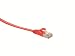 Produktbild RJ45 Flachkabel m. CAT 7 Rohkabel slim rot 0,25m