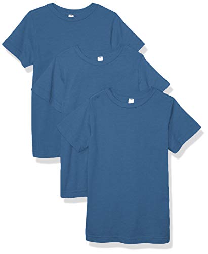 AquaGuard Big Boy's Fine Jersey T-Shirt - 3 Pack Shirt, Indigo, XL
