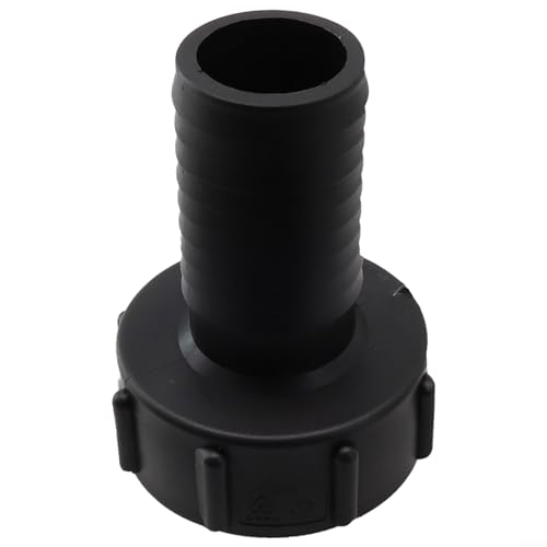 12 34 1 2 Conector de grifo de tanque IBC de rosca gruesa confiable para adaptador de agua (38 mm)