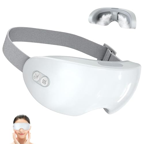 Steam Therapy Mask, 2-in-1 Eye Massager with Heat & Cold, Cordless Adjustable Eye Steamer, Rechargeable Heated Eye Mask, Relief Tired Eyes, for Dark Circles
